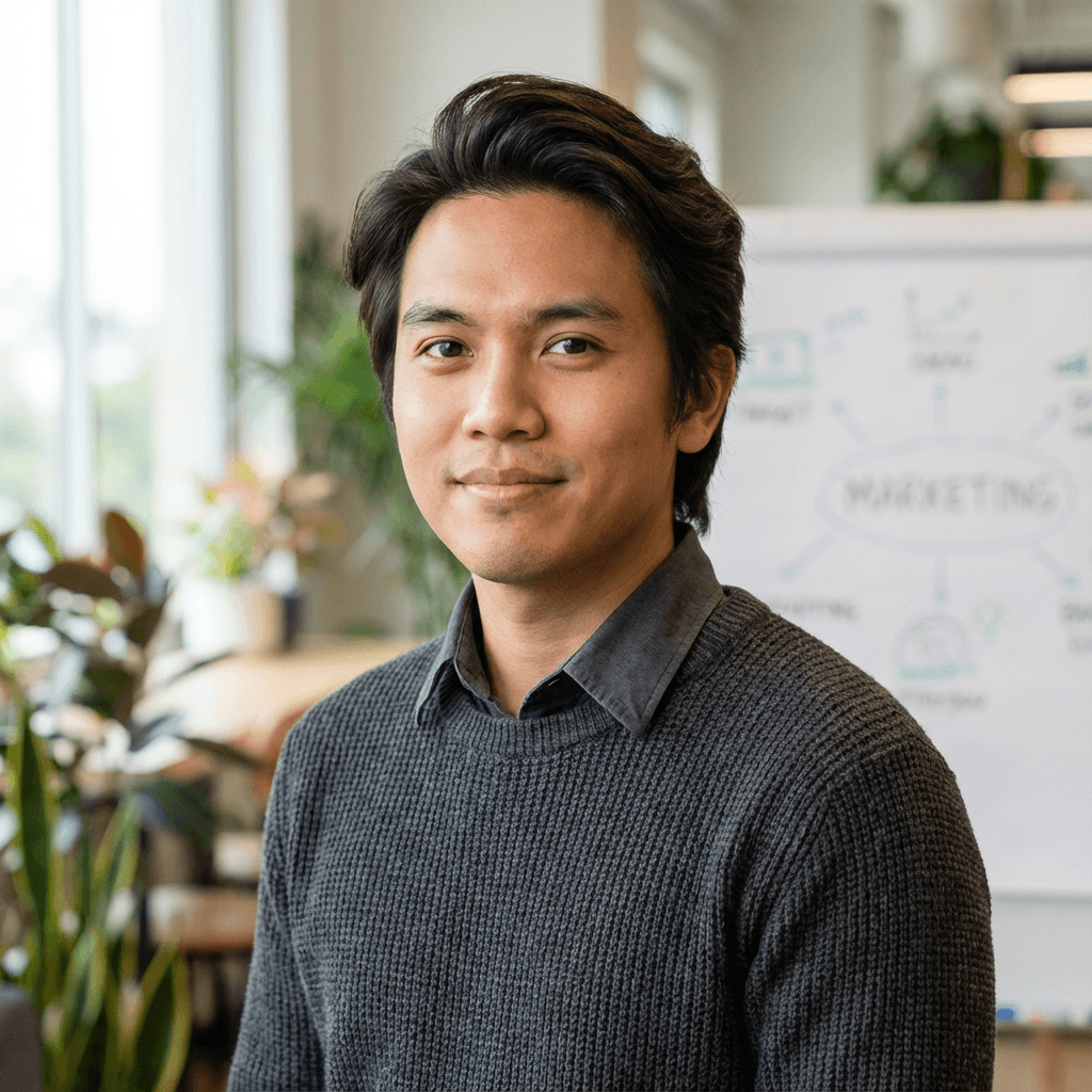 Marcus Chen, marketing director