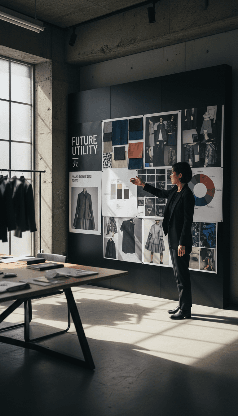 Brand concept presentation and creative direction session