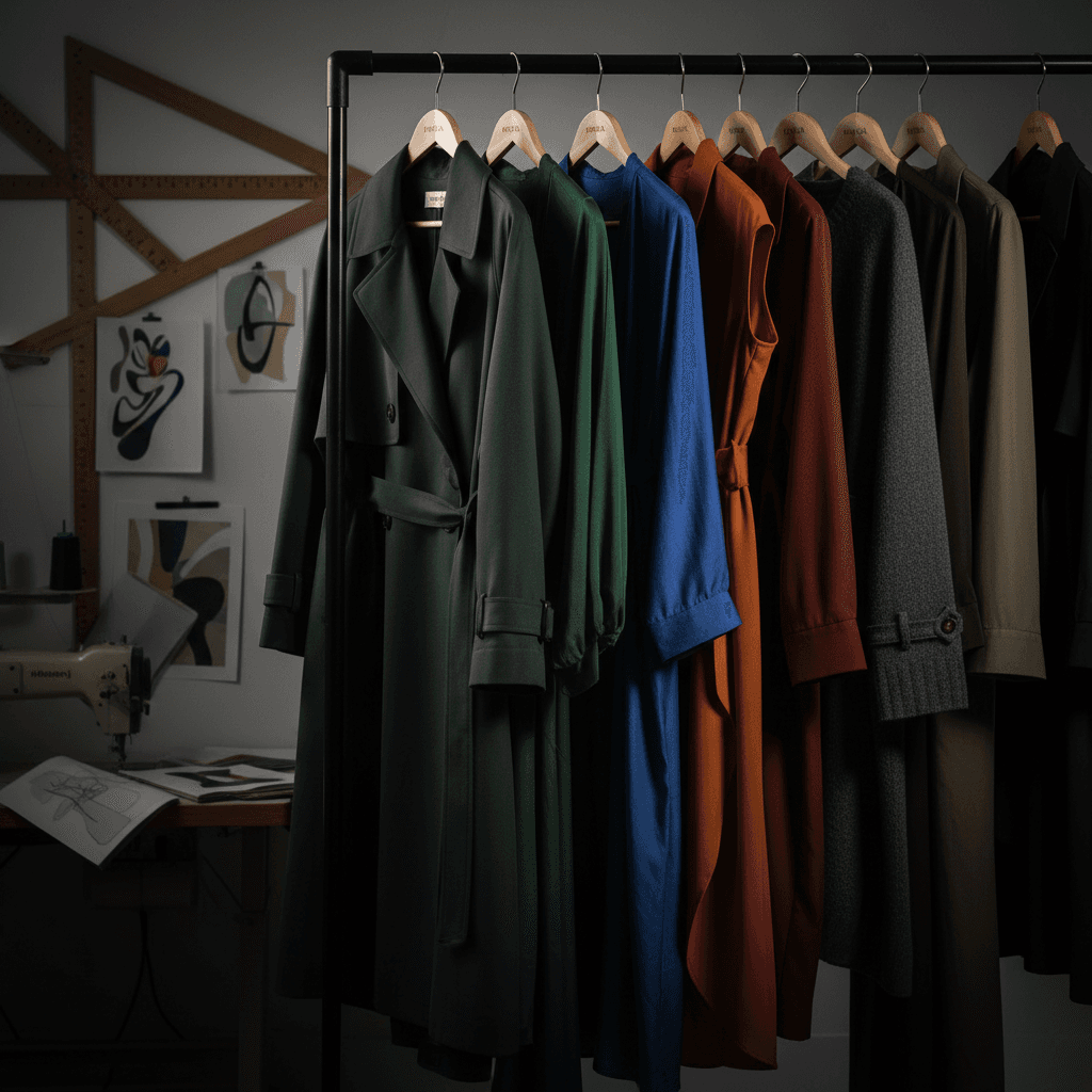 KOWGA collection display in design studio