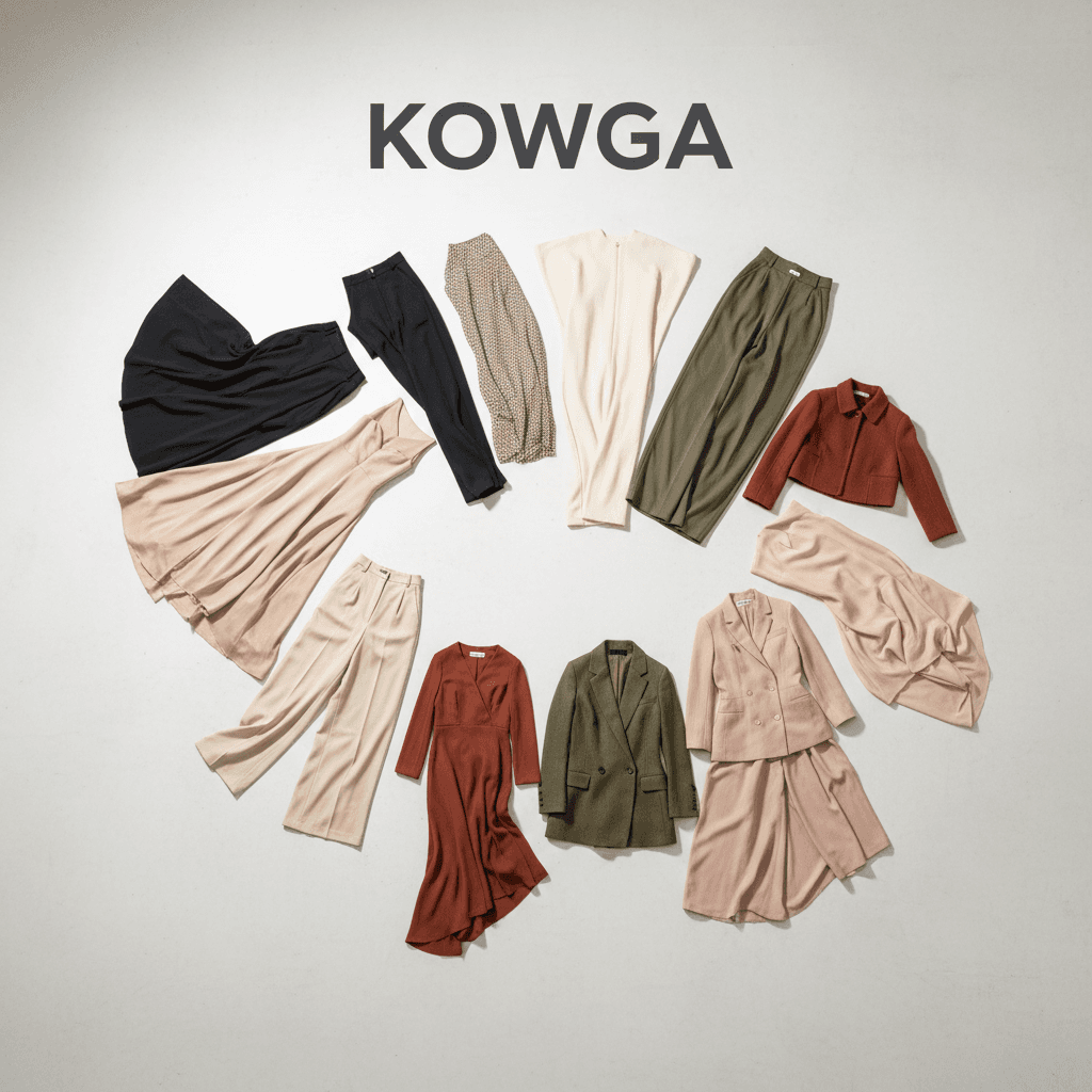 KOWGA collection pieces displayed together