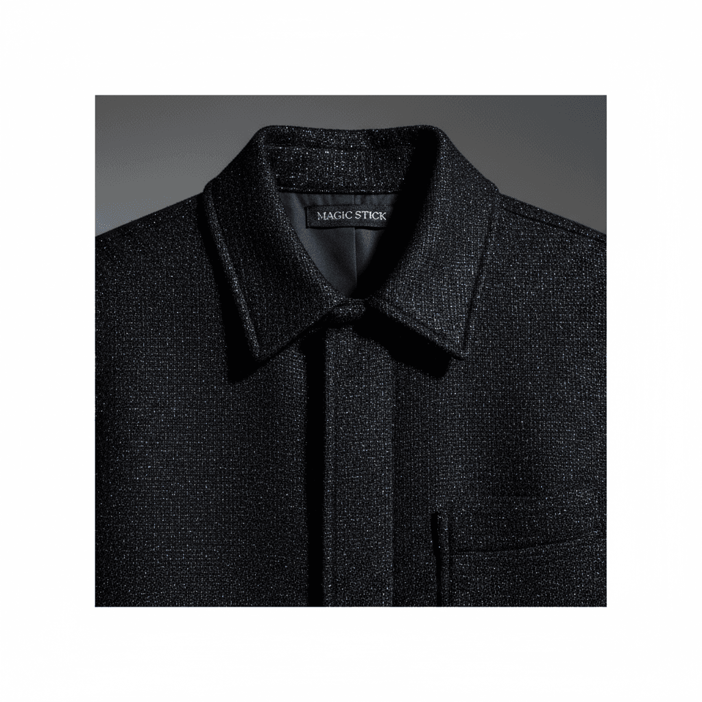 MAGIC STICK menswear garment detail showing tailoring